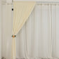 Ivory Premium Velvet Material Backdrop Stand 8 Feet Curtain Panel
