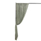 Sage Green Crushed Velvet Backdrop Curtain – 8ft x 8ft Event Drape with Rod Pocket, Privacy Panel for Photo Booths & Events