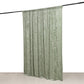 Sage Green Crushed Velvet Backdrop Curtain – 8ft x 8ft Event Drape with Rod Pocket, Privacy Panel for Photo Booths & Events