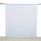 White Crushed Velvet Backdrop Curtain – 8ft x 8ft Event Drape with Rod Pocket, Privacy Panel for Photo Booths & Events