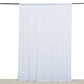 White Crushed Velvet Backdrop Curtain – 8ft x 8ft Event Drape with Rod Pocket, Privacy Panel for Photo Booths & Events