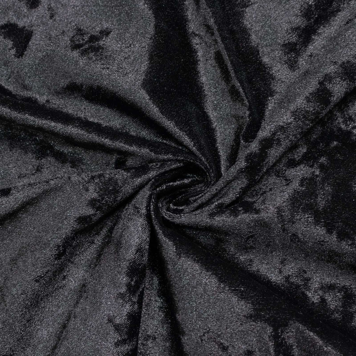 10ft x 10ft Premium Crushed Velvet Backdrop Curtain Black – Photo Booth Backdrop & Event Drape Panel
