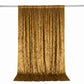 10ft x 10ft Premium Crushed Velvet Backdrop Curtain Gold – Photo Booth Backdrop & Event Drape Panel 