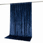 10ft x 10ft Premium Crushed Velvet Backdrop Curtain Navy Blue – Photo Booth Backdrop & Event Drape P
