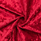 10ft x 10ft Premium Crushed Velvet Backdrop Curtain Red – Photo Booth Backdrop & Event Drape Panel w