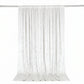 10ft x 10ft Premium Crushed Velvet Backdrop Curtain White – Photo Booth Backdrop & Event Drape Panel