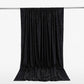 10ft x 12ft Premium Crushed Velvet Backdrop Curtain Black – Wedding Backdrop Panel & Event Drapery w