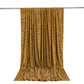 10ft x 12ft Premium Crushed Velvet Backdrop Curtain Gold – Wedding Backdrop Panel & Event Drapery wi