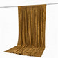 10ft x 12ft Premium Crushed Velvet Backdrop Curtain Gold – Wedding Backdrop Panel & Event Drapery wi