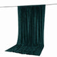10ft x 12ft Premium Crushed Velvet Backdrop Curtain Hunter Emerald Green – Wedding Backdrop Panel & 