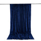 10ft x 12ft Premium Crushed Velvet Backdrop Curtain Navy Blue – Wedding Backdrop Panel & Event Drape