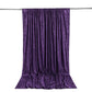 10ft x 12ft Premium Crushed Velvet Backdrop Curtain Purple – Wedding Backdrop Panel & Event Drapery 