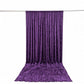 10ft x 14ft Premium Crushed Velvet Backdrop Curtain Purple – Stage Backdrop Panel & Event Drape with