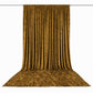 10ft x 16ft Premium Crushed Velvet Backdrop Curtain Gold – Ceiling Drape Panel & Stage Backdrop with