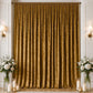 10ft x 16ft Premium Crushed Velvet Backdrop Curtain Gold – Ceiling Drape Panel & Stage Backdrop with