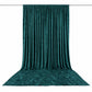 10ft x 16ft Premium Crushed Velvet Backdrop Curtain Hunter Emerald Green – Ceiling Drape Panel & Sta