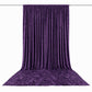 10ft x 16ft Premium Crushed Velvet Backdrop Curtain Purple – Ceiling Drape Panel & Stage Backdrop wi