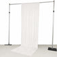 5ft x 12ft Premium Crushed Velvet Backdrop Curtain White – Event Drape Panel & Photo Booth Backgroun