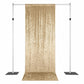 5ft x 14ft Premium Crushed Velvet Backdrop Curtain Beige – Event Drape Panel & Photo Booth Backgroun