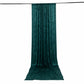 5ft x 16ft Premium Crushed Velvet Backdrop Curtain Hunter Emerald Green – Event Drape Panel & Ceilin