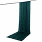 5ft x 16ft Premium Crushed Velvet Backdrop Curtain Hunter Emerald Green – Event Drape Panel & Ceilin