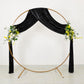 5ft x 18ft Premium Crushed Velvet Backdrop Curtain Black – Ceiling Drapery Panel & Wedding Backdrop 