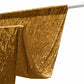 5ft x 20ft Premium Crushed Velvet Backdrop Curtain Gold – Ceiling Drape Panel & Room Divider Curtain