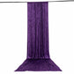 5ft x 20ft Premium Crushed Velvet Backdrop Curtain Purple – Ceiling Drape Panel & Room Divider Curta