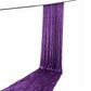 5ft x 20ft Premium Crushed Velvet Backdrop Curtain Purple – Ceiling Drape Panel & Room Divider Curta