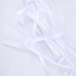 White ribbon on a light background for crafting and decoration.
