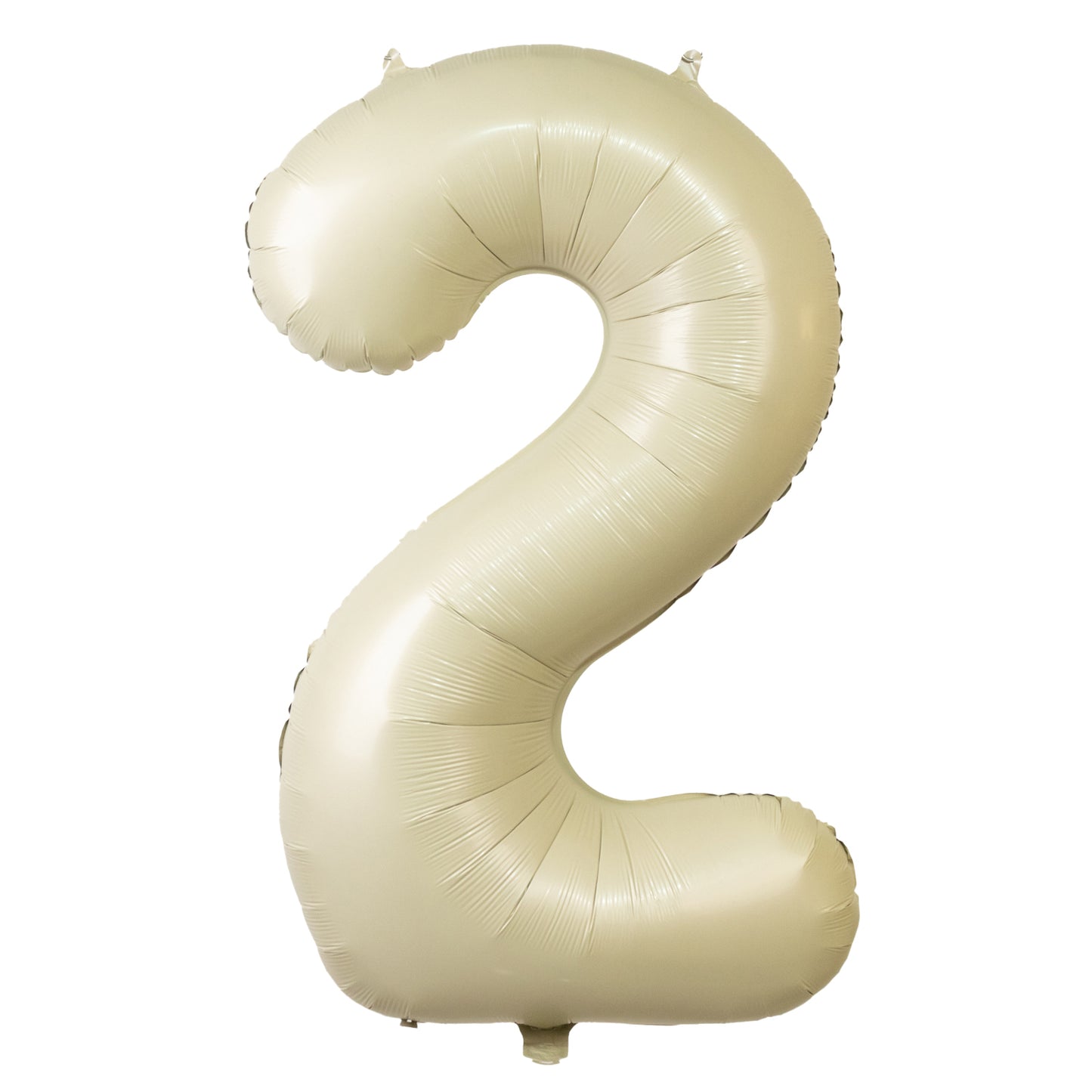 Matte Cream Number Balloons 0-9 – 35" Large Mylar Foil Balloons, Air or Helium Fill