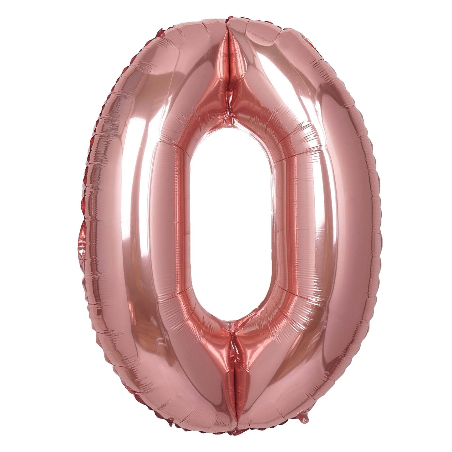 35" Rose Gold Letter and Number Balloons, Shiny Metallic Mylar Foil Helium Air Balloons