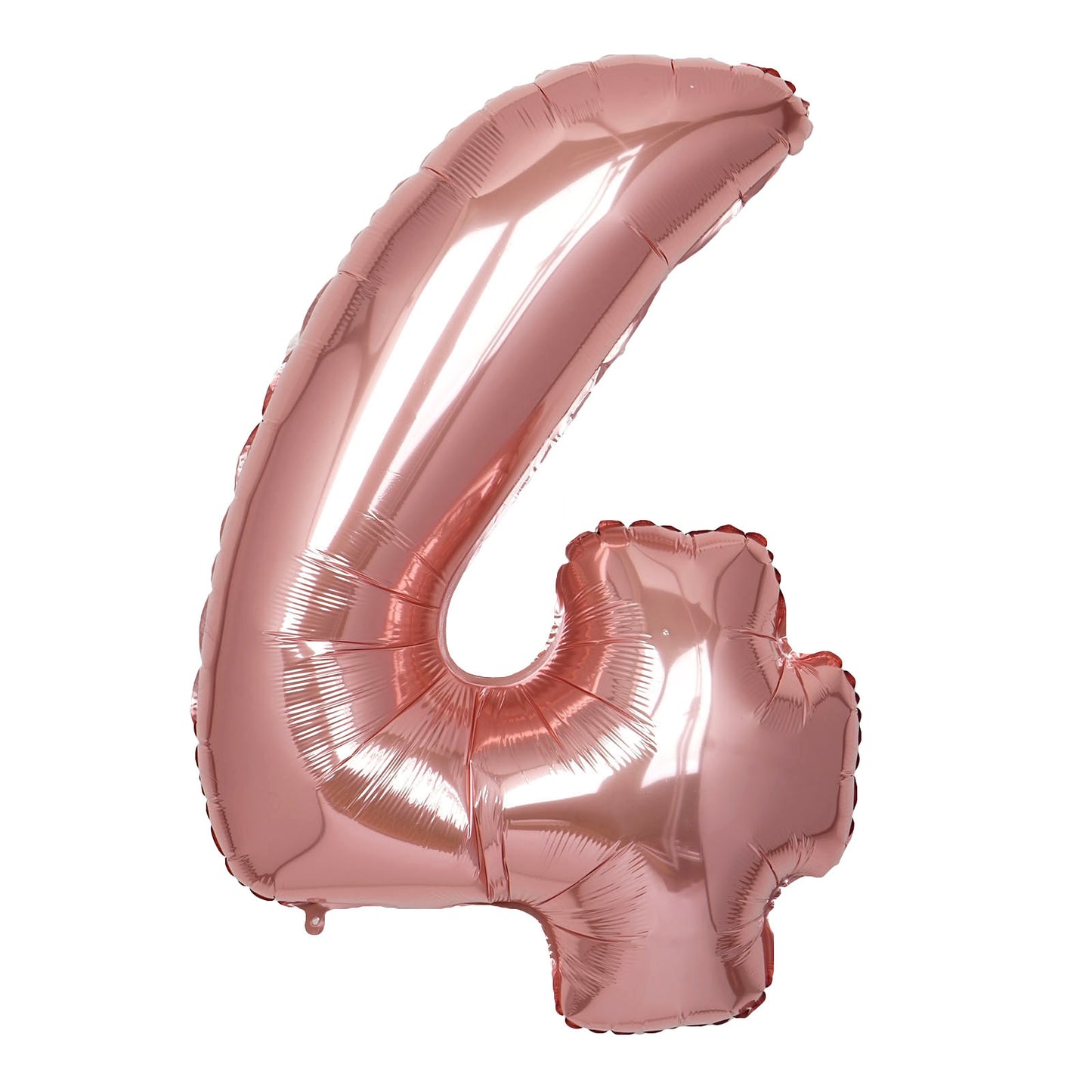 35" Rose Gold Letter and Number Balloons, Shiny Metallic Mylar Foil Helium Air Balloons