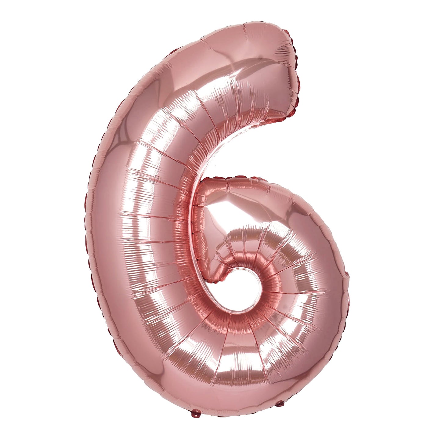 35" Rose Gold Letter and Number Balloons, Shiny Metallic Mylar Foil Helium Air Balloons