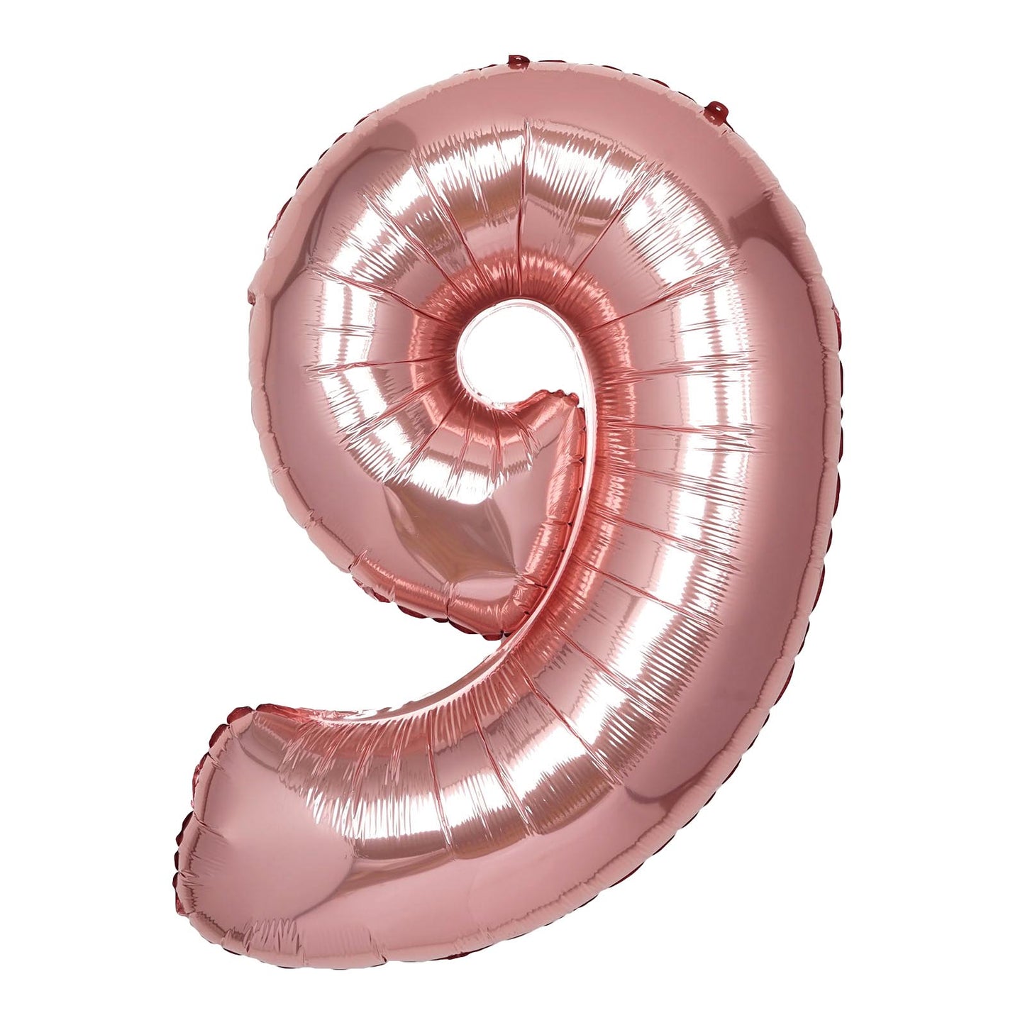 35" Rose Gold Letter and Number Balloons, Shiny Metallic Mylar Foil Helium Air Balloons