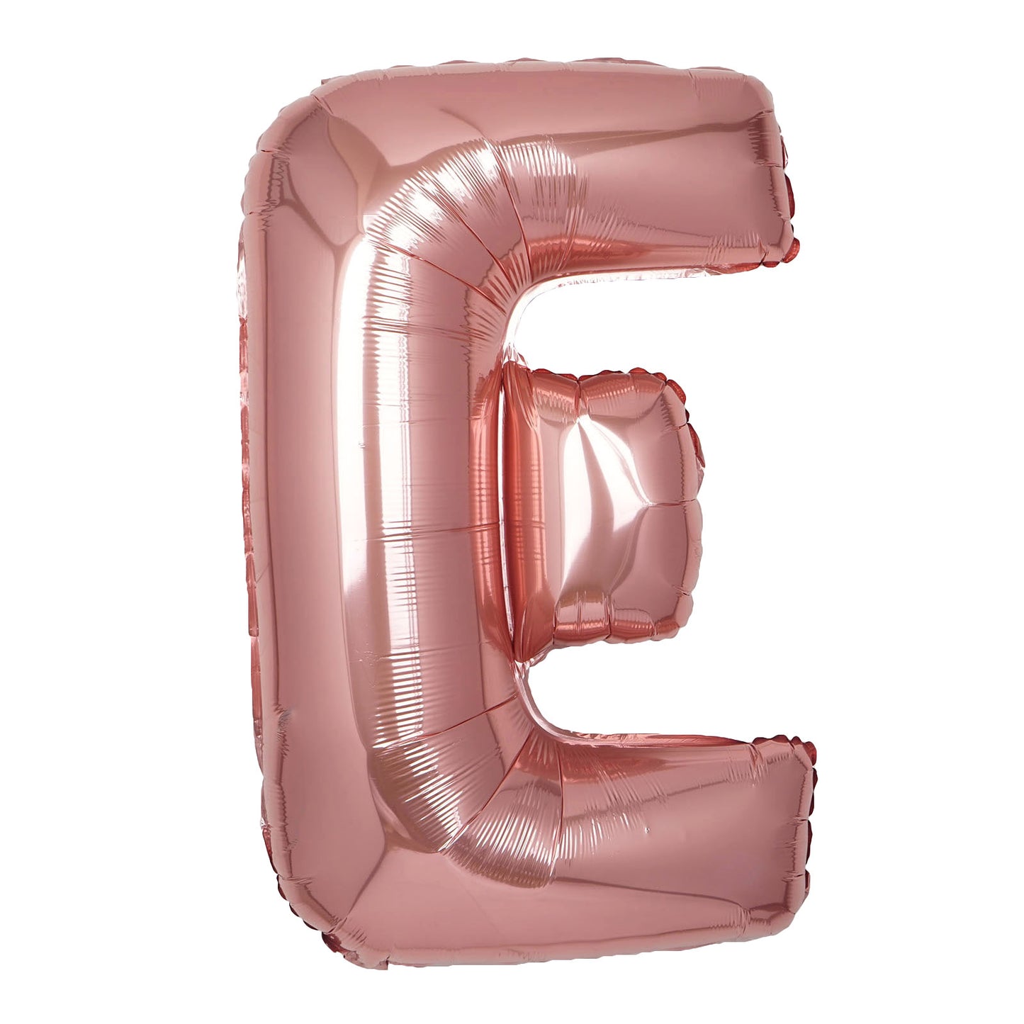 35" Rose Gold Letter and Number Balloons, Shiny Metallic Mylar Foil Helium Air Balloons