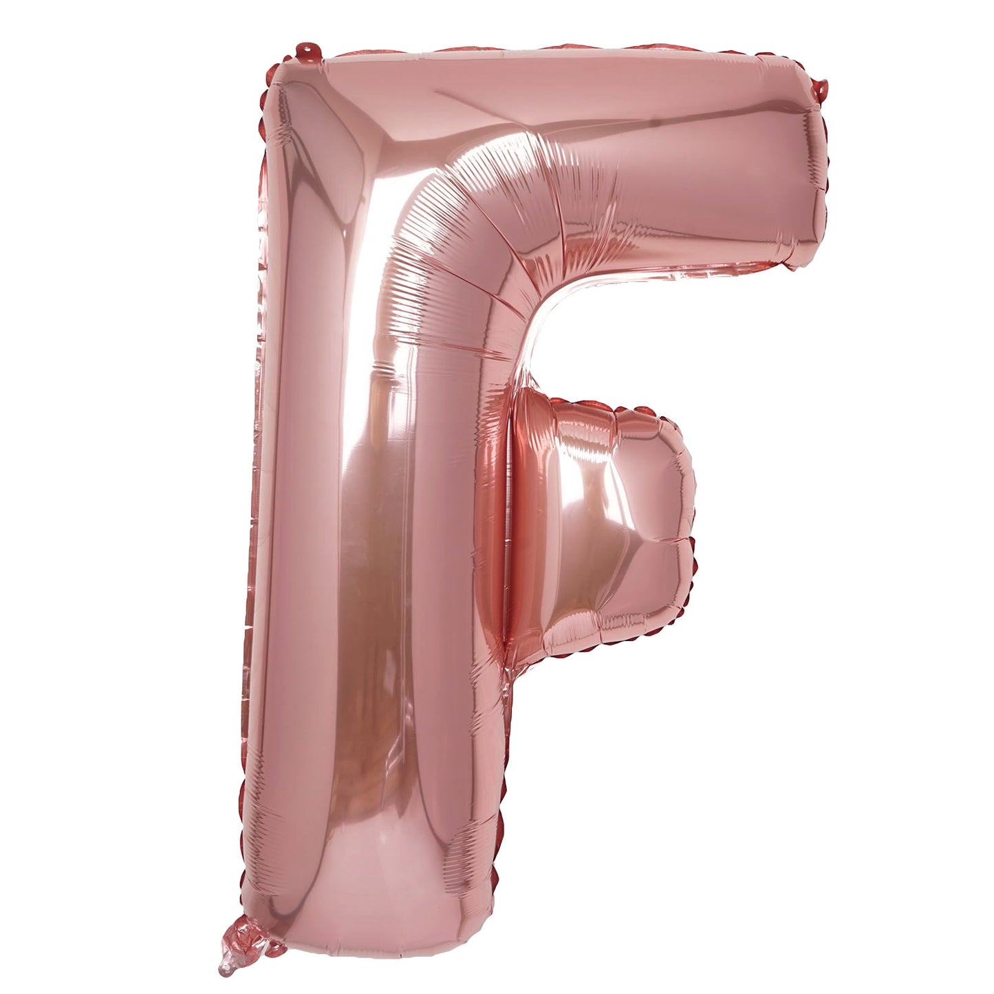 35" Rose Gold Letter and Number Balloons, Shiny Metallic Mylar Foil Helium Air Balloons