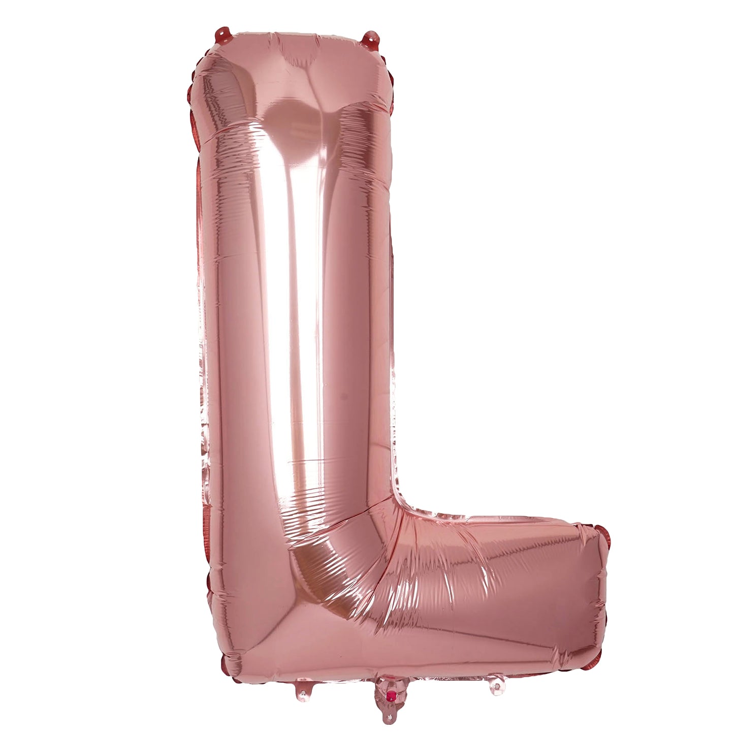 35" Rose Gold Letter and Number Balloons, Shiny Metallic Mylar Foil Helium Air Balloons
