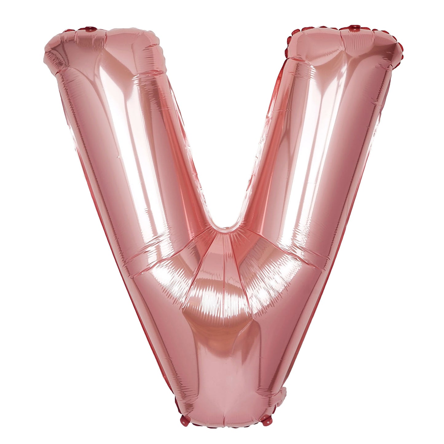 35" Rose Gold Letter and Number Balloons, Shiny Metallic Mylar Foil Helium Air Balloons