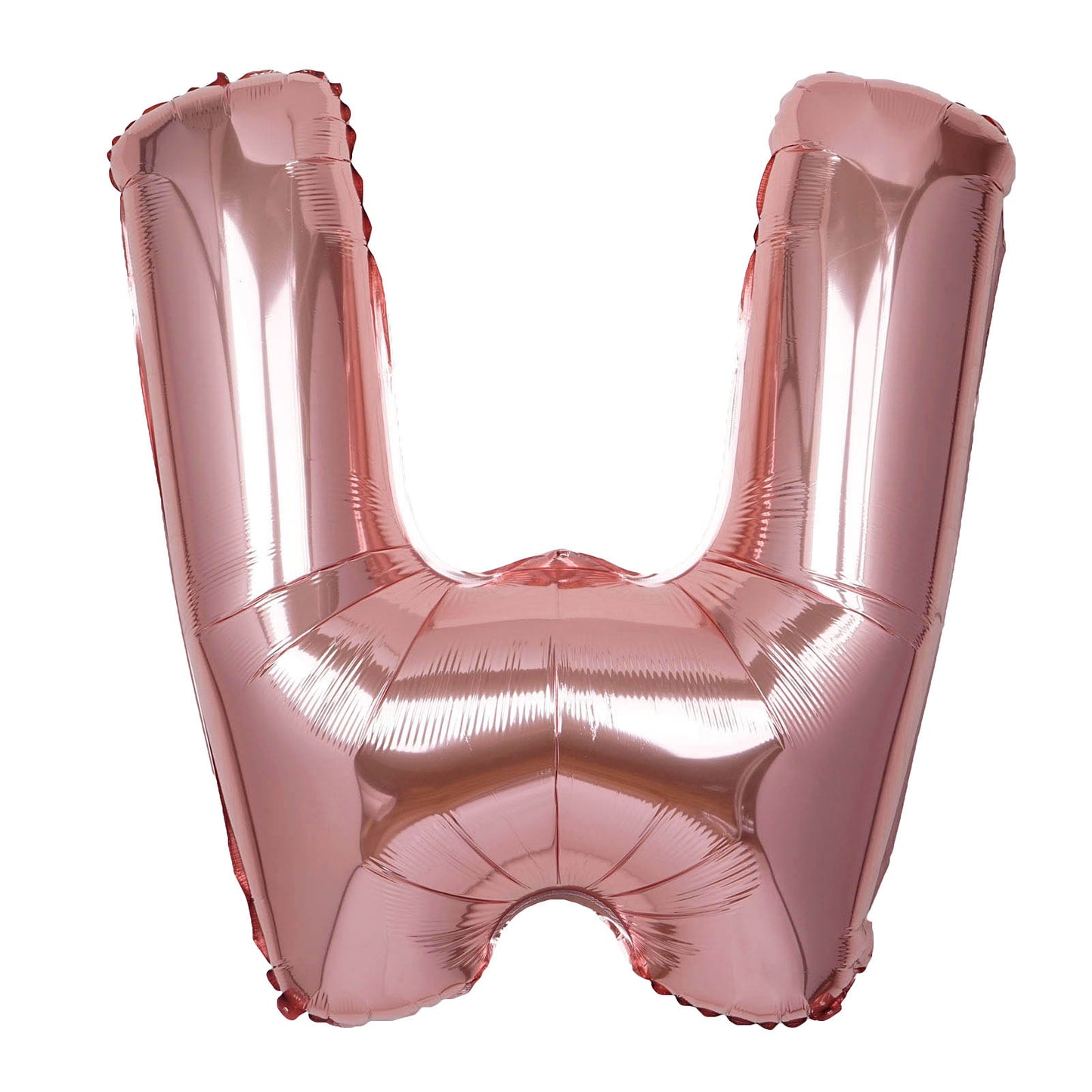 35" Rose Gold Letter and Number Balloons, Shiny Metallic Mylar Foil Helium Air Balloons