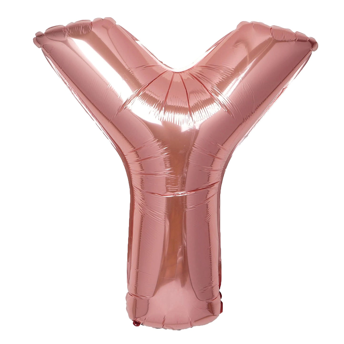 35" Rose Gold Letter and Number Balloons, Shiny Metallic Mylar Foil Helium Air Balloons