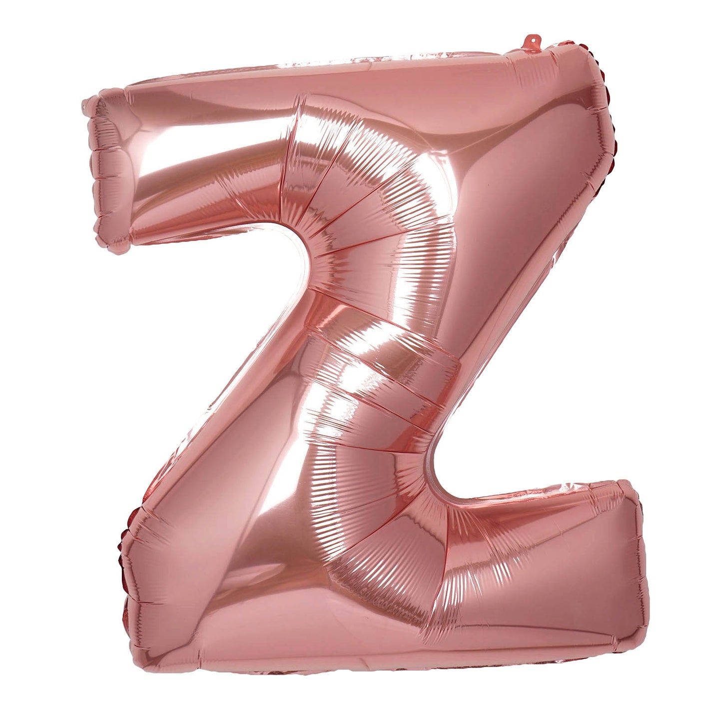 35" Rose Gold Letter and Number Balloons, Shiny Metallic Mylar Foil Helium Air Balloons