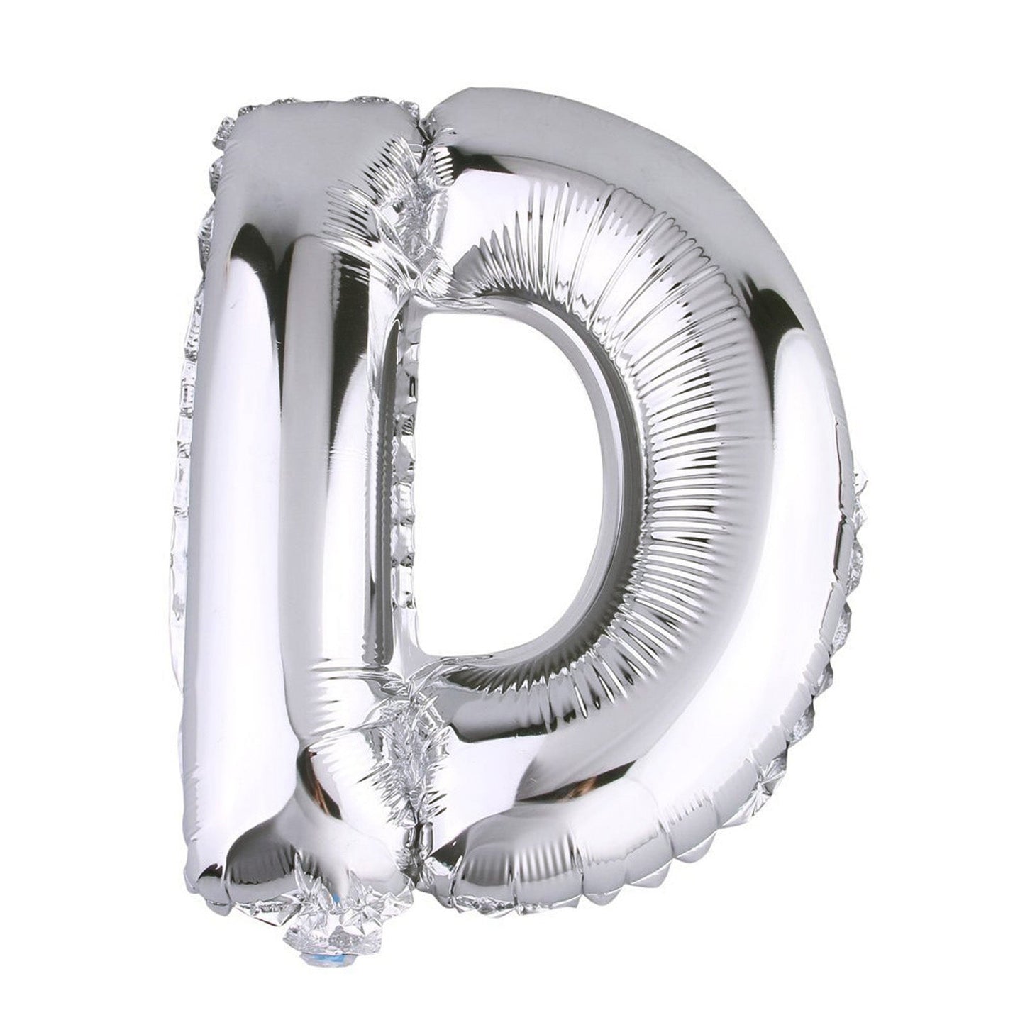 35" Silver Letter and Number Balloons, Shiny Metallic Mylar Foil Helium Air Balloons