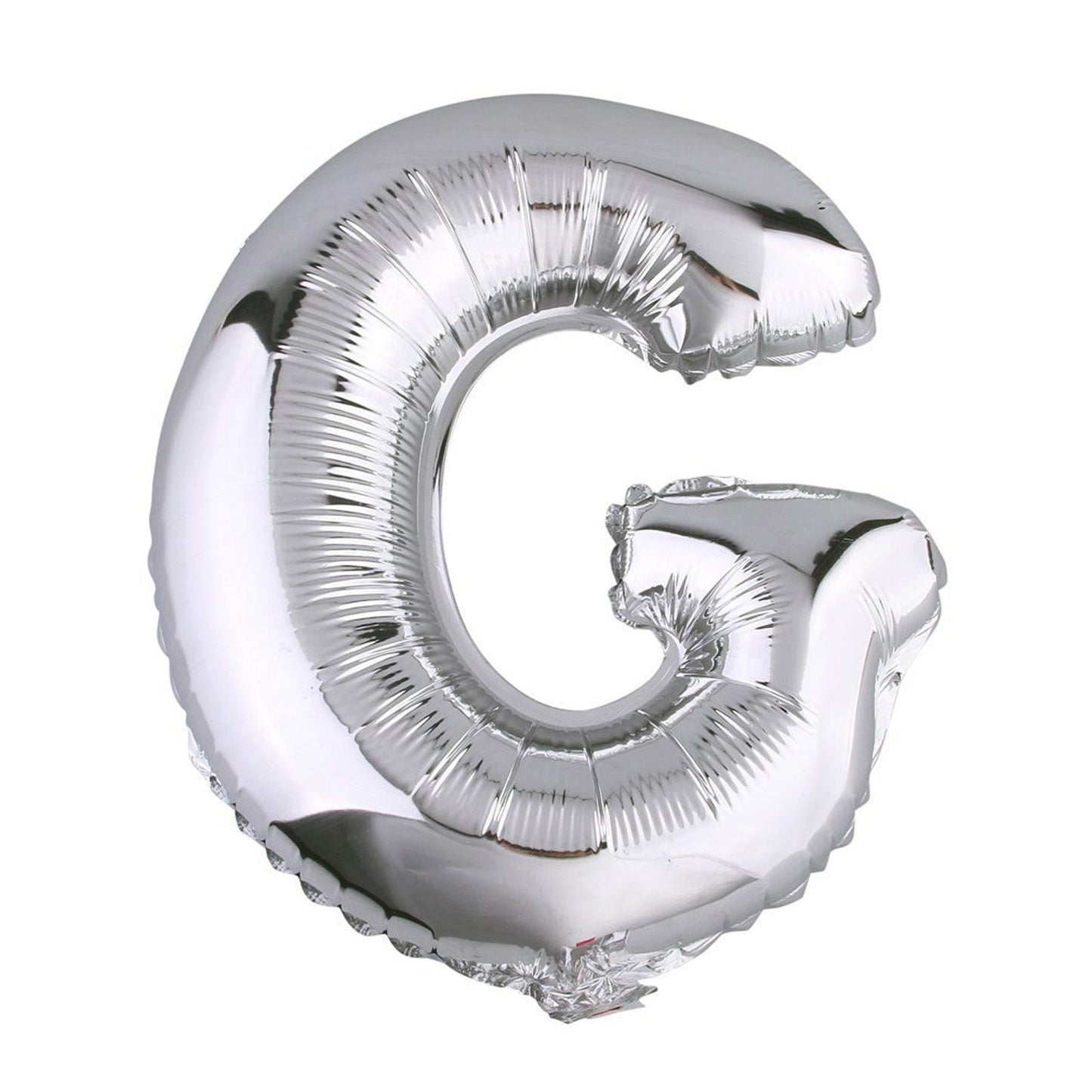 35" Silver Letter and Number Balloons, Shiny Metallic Mylar Foil Helium Air Balloons