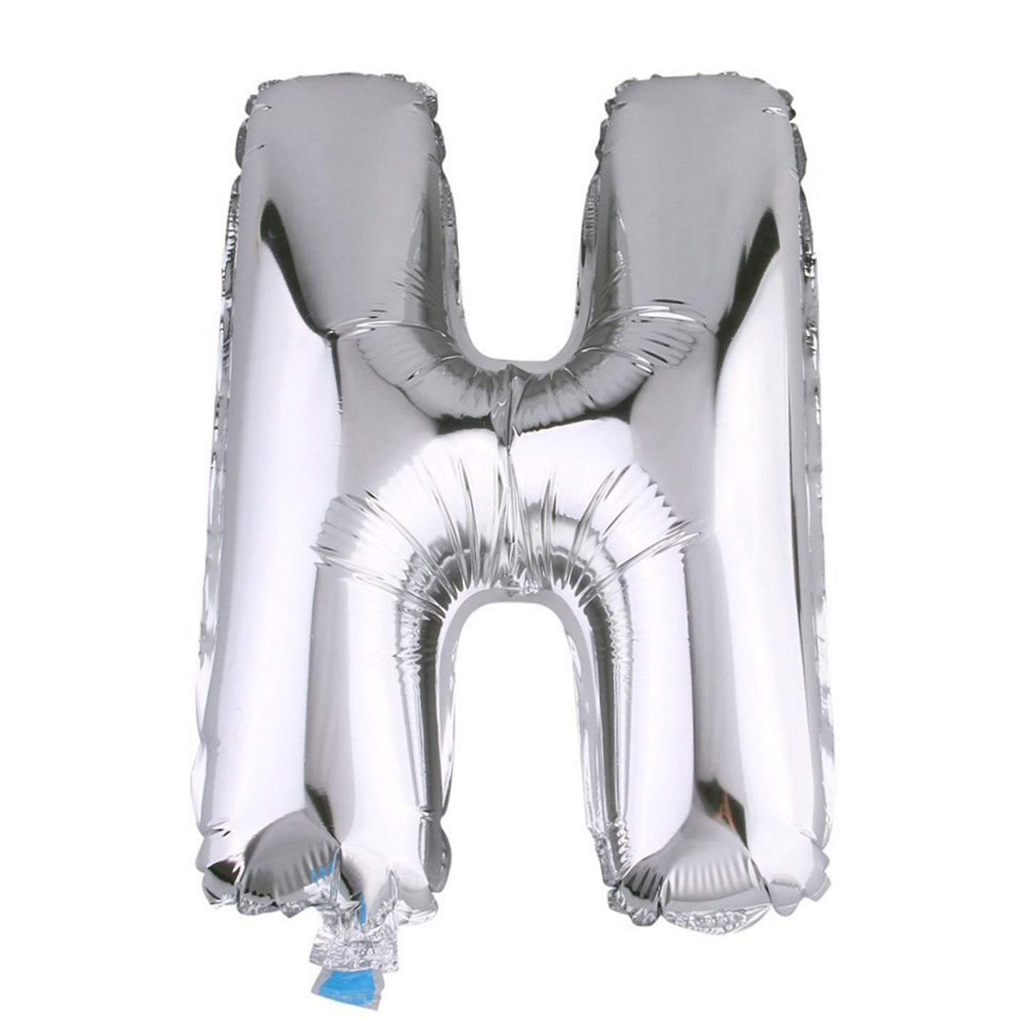 35" Silver Letter and Number Balloons, Shiny Metallic Mylar Foil Helium Air Balloons