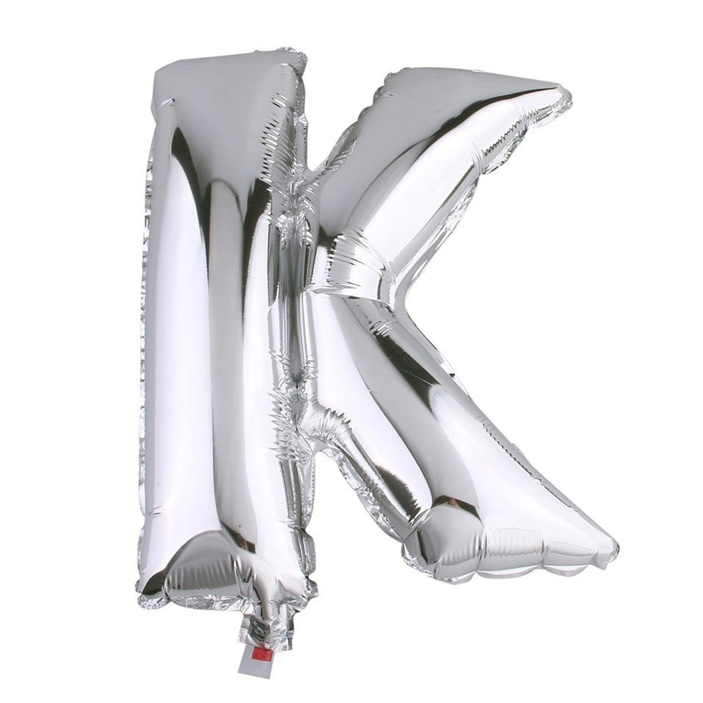35" Silver Letter and Number Balloons, Shiny Metallic Mylar Foil Helium Air Balloons