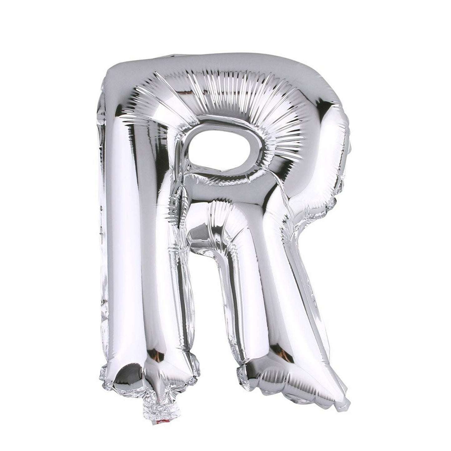 35" Silver Letter and Number Balloons, Shiny Metallic Mylar Foil Helium Air Balloons