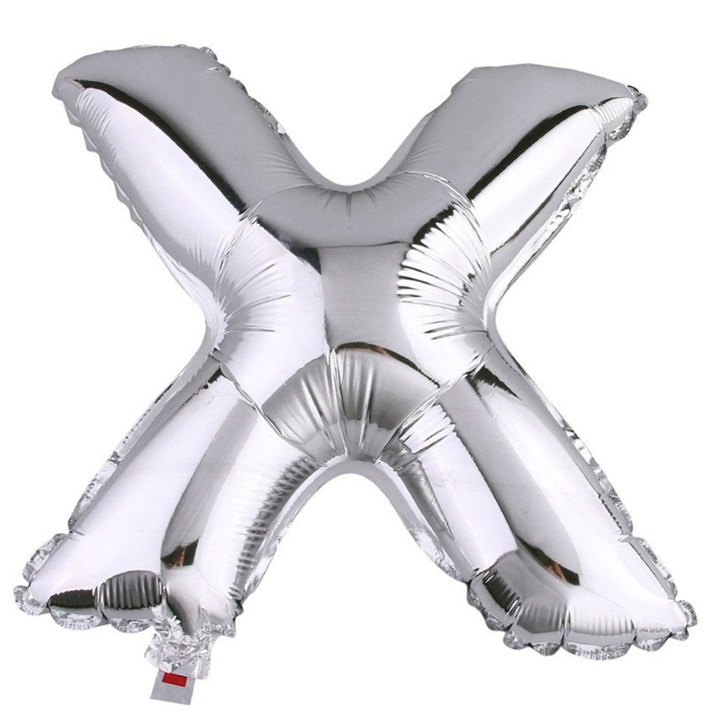 35" Silver Letter and Number Balloons, Shiny Metallic Mylar Foil Helium Air Balloons