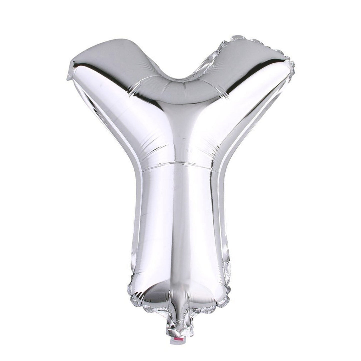 35" Silver Letter and Number Balloons, Shiny Metallic Mylar Foil Helium Air Balloons