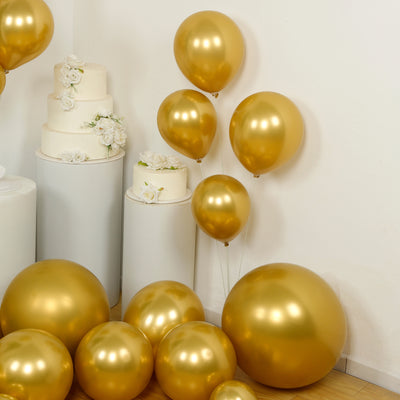 Décor Ideas with Gold Balloons